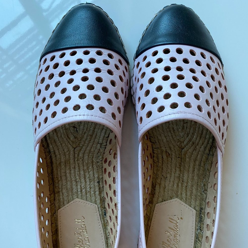Loeffler Randall Pink Perforated Espadrilles 8.5 (Like new)